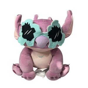 Disney Lilo & Stitch Angel Stitch Plush Pillow Buddy Pink Sunglasses